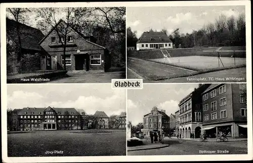 Ak Gladbeck im Ruhrgebiet, Tennisplatz TC Haus Wittringen, Bottroper Straße, Jovy Platz