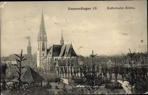 Ak Emmendingen im Breisgau Baden, Katholische Kirche