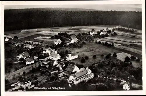 Ak Kälberbronn Pfalzgrafenweiler im Schwarzwald, Fliegeraufnahme, Gesamtansicht der Ortschaft