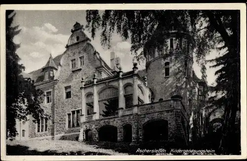 Ak Aschersleben im Salzlandkreis, Kindergenesungsheim