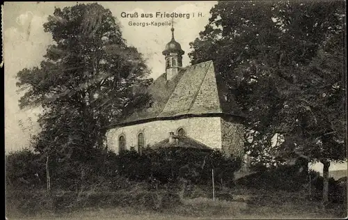 Ak Friedberg in Hessen, Georgs Kapelle