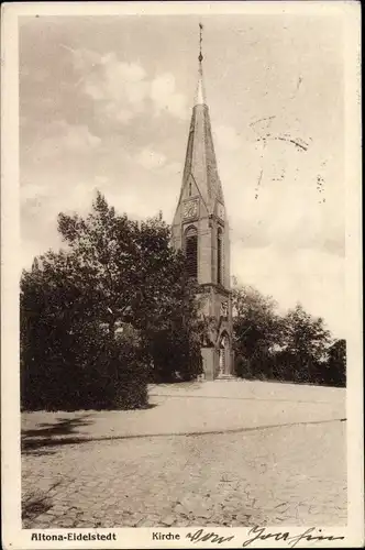 Ak Hamburg Eimsbüttel Eidelstedt, Kirche