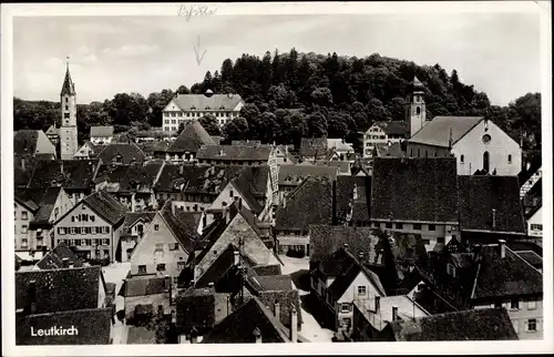 Ak Leutkirch im Allgäu Württemberg, Totalansicht der Ortschaft