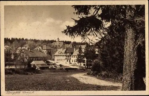 Ak Königsfeld im Schwarzwald, Blick auf den Ort