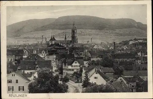 Ak Reutlingen in Württemberg, Blick auf den Ort