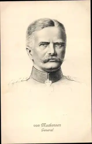 Ak Generalfeldmarschall August von Mackensen, Portrait in Uniform