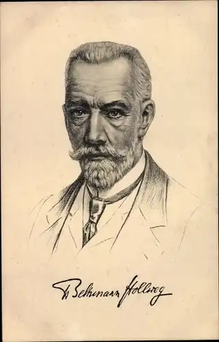 Ak Reichskanzler Felix von Bethmann Hollweg, Politiker, Portrait