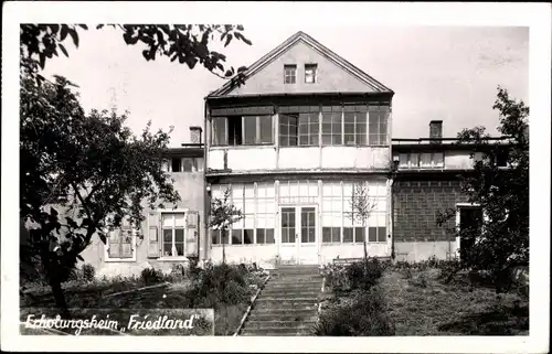 Foto Ak Pirna in Sachsen, Blick auf Erholungsheim Friedland