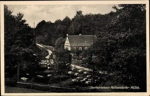 Ak Dresden Schönfeld Weißig Reitzendorf, Dorfwirtshaus Reitzendorfer Mühle