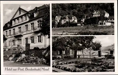 Ak Brodenbach an der Mosel, Hotel zur Post