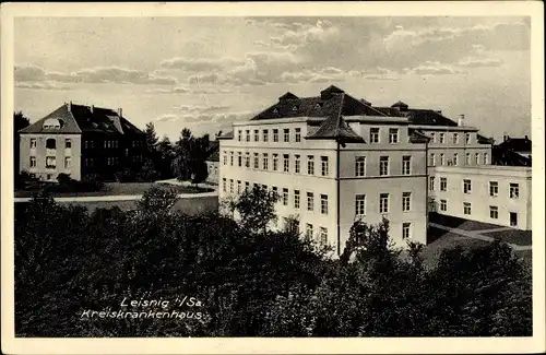 Ak Leisnig in Sachsen, Kreiskrankenhaus