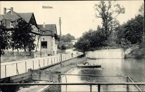 Ak Dresden Bühlau, Straßenpartie