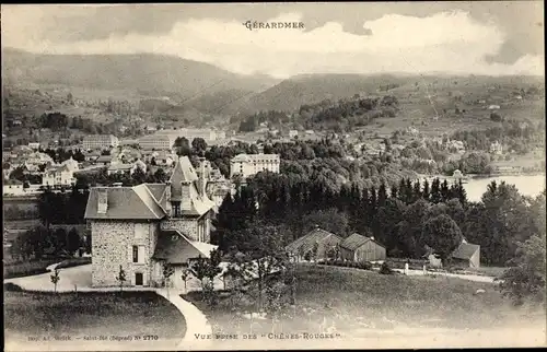 Ak Gérardmer Lothringen Vosges, Vue prise des Chenes Rouges