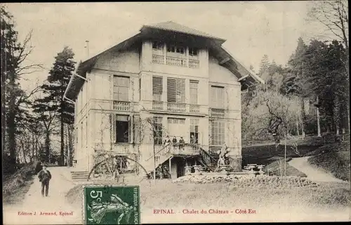 Ak Épinal Lothringen Vosges, Chalet du Chateau