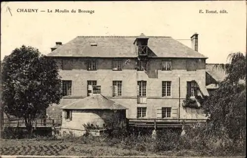 Ak Chauny Aisne, Le Moulin du Brouage