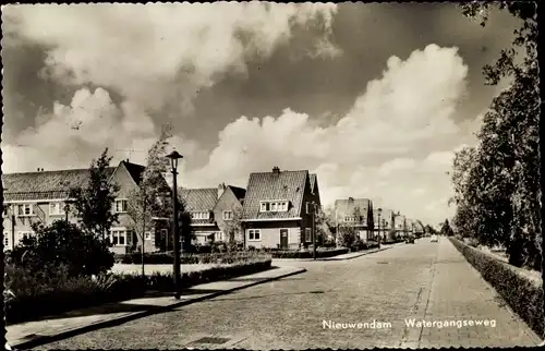 Ak Nieuwendam Nordholland, Watergangseweg