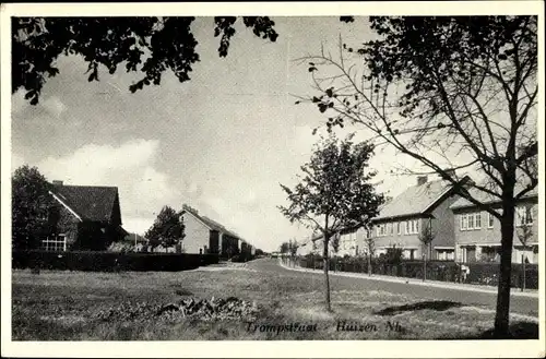 Ak Huizen Nordholland Niederlande, Trompstraat