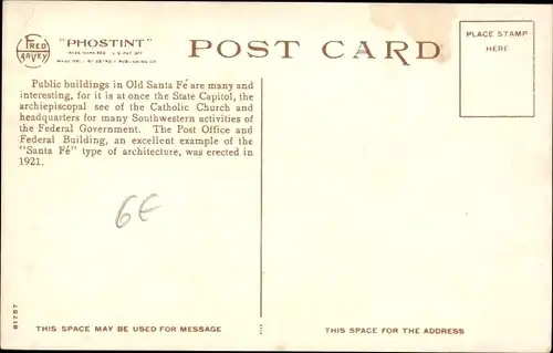 Ak Santa Fe New Mexico USA, Federal Building