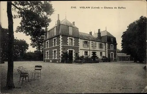 Ak Viglain Loiret, Chateau de Baffou