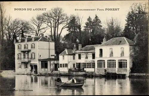 Ak Olivet Loiret, Etablissement Paul Forest
