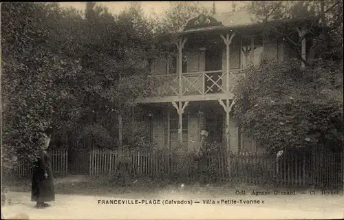 Ak Merville Franceville Plage Calvados, Villa Petite Yvonne