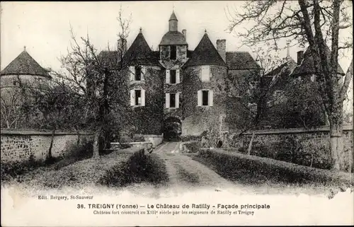 Ak Treigny Yonne, Le Chateau de Ratilly