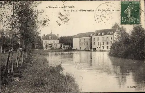Ak Saint Florentin Yonne, Le Moulin