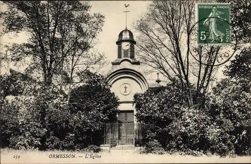 Ak Ormesson Val de Marne, L'Eglise