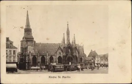 Ak Roubaix Nord, Eglise, Kirche St. Martin