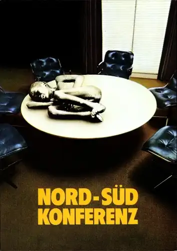 Künstler Ak Staeck, Klaus, Nord Süd Konferenz, A 109a