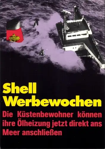 Künstler Ak Staeck, Klaus, Shell Werbewochen, Ölpest, A 92a