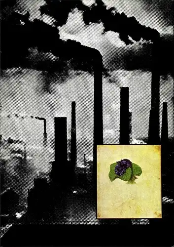 Künstler Ak Staeck, Klaus, Zum Muttertag, Fabrikschornsteine, A 99a