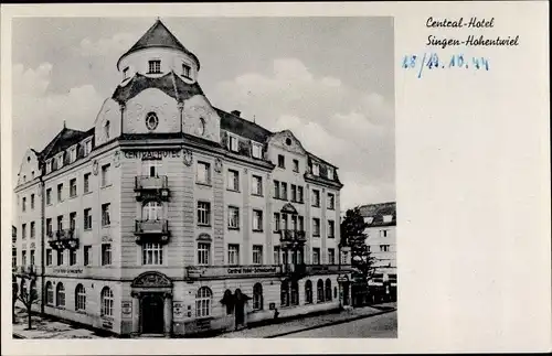 Ak Singen Hohentwiel Baden Württemberg, Central Hotel Schweizerhof