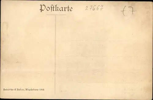 Ak Aschersleben im Salzlandkreis, Höhere Töchterschule