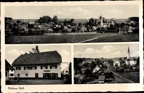Ak Kläham Ergoldsbach in Niederbayern, Blick auf Ortschaft und Umgebung