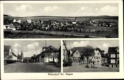 Ak Wilnsdorf Kreis Siegen, Ortsansichten