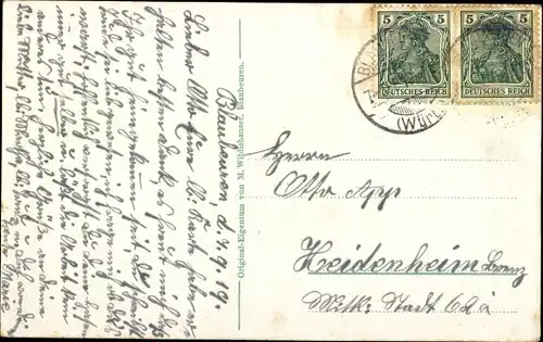 Ak Blaubeuren in Württemberg, Rusenschloss