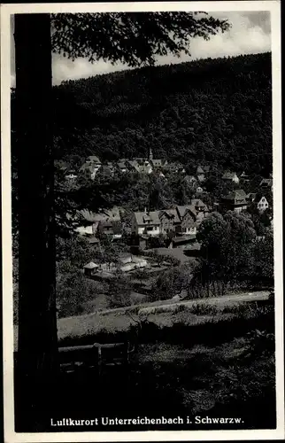 Ak Unterreichenbach im Schwarzwald, Blick auf den Ort