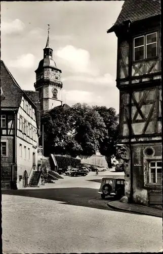 Ak Backnang in Württemberg, Blick zur Stiftskirche