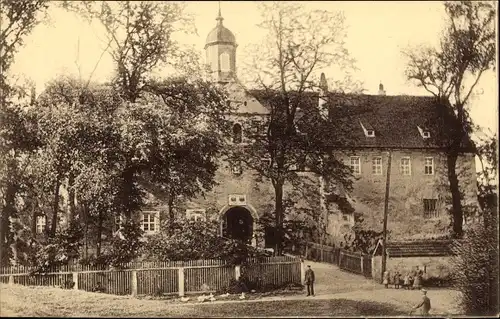 Ak Mühlberg an der Elbe, Kgl. Schloss