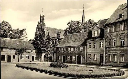 Ak Mühlberg an der Elbe, Thälmannplatz