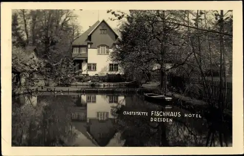 Ak Dresden Altstadt, Gaststätte Fischhaus Hotel