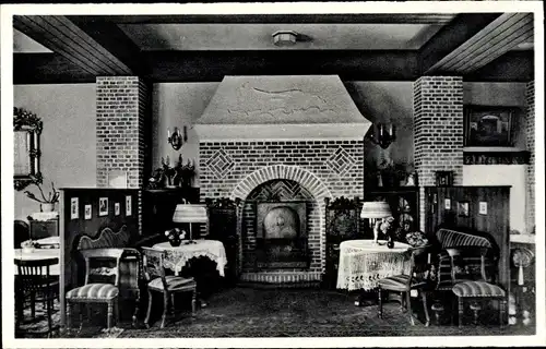 Ak Westerland Sylt, Pension Quisisana, Speisesaal