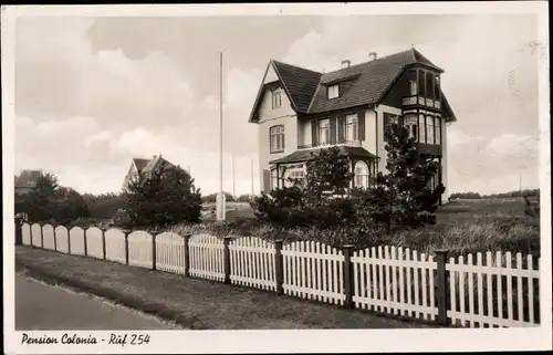 Ak Nordseebad Sankt Peter Ording, Pension Colonia