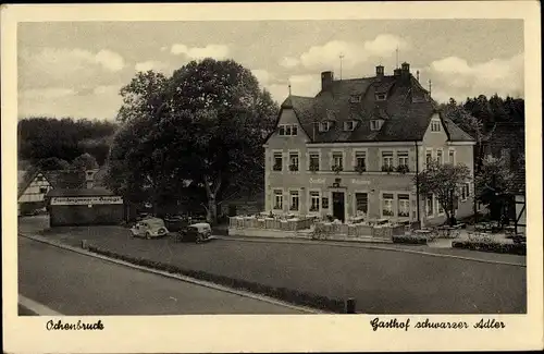 Ak Ochenbruck Schwarzenbruck in Mittelfranken, Gasthof schwarzer Adler