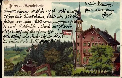 Litho Wendelstein in Mittelfranken, Kurhotel