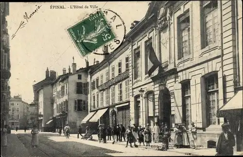 Ak Épinal Lothringen Vosges, L'Hotel de Ville