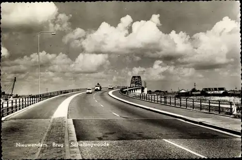 Ak Nieuwendam Nordholland, Brug Schellingwoude