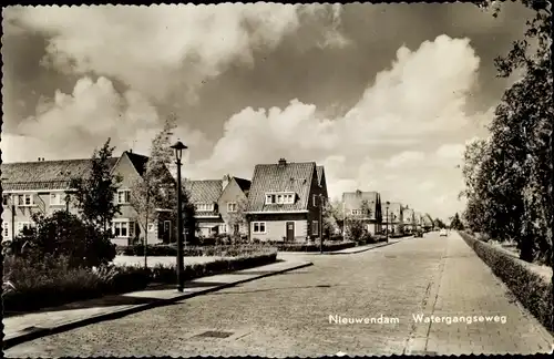 Ak Nieuwendam Nordholland, Watergangseweg