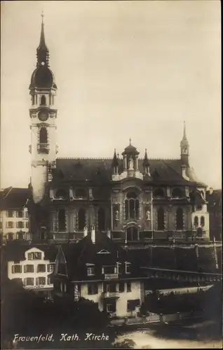 Ak Frauenfeld Kanton Thurgau, Katholische Kirche